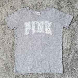 PINK Sequin Shirt - S